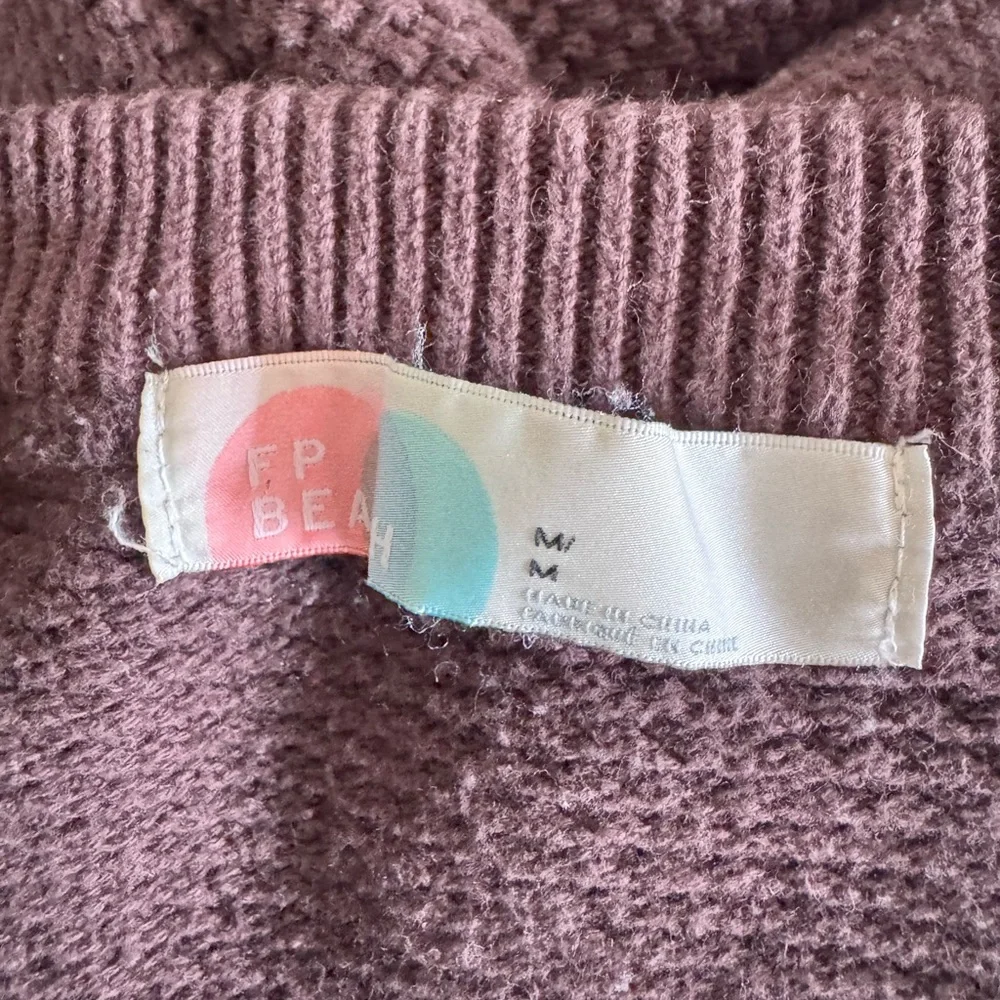 Free People Hailee Sweater Hot Fudge